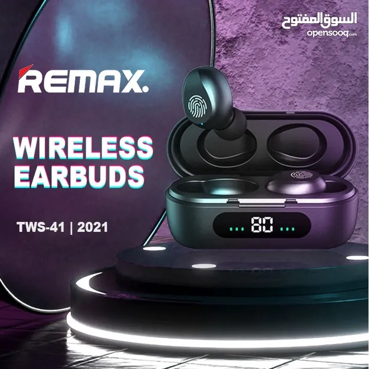 سماعة بلوتوث ريماكس اREMAX TWS-41 IPX-4 ايربودز