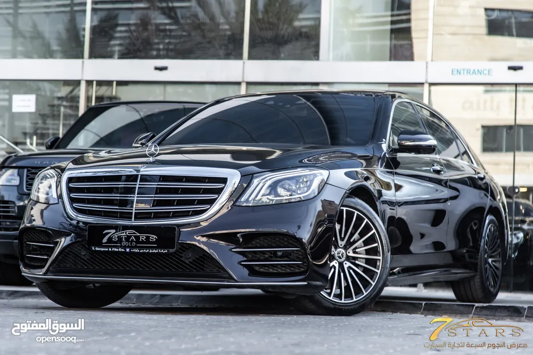 Mercedes S320 2019 Amg kit   السيارة وارد الشركة و قطعت مسافة 68,000 كيلو متر فقط