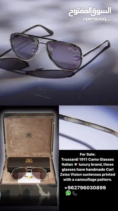 ‎نظارات تروساردي 1911 المموهة ماركة إيطالية فاخرة للبيع