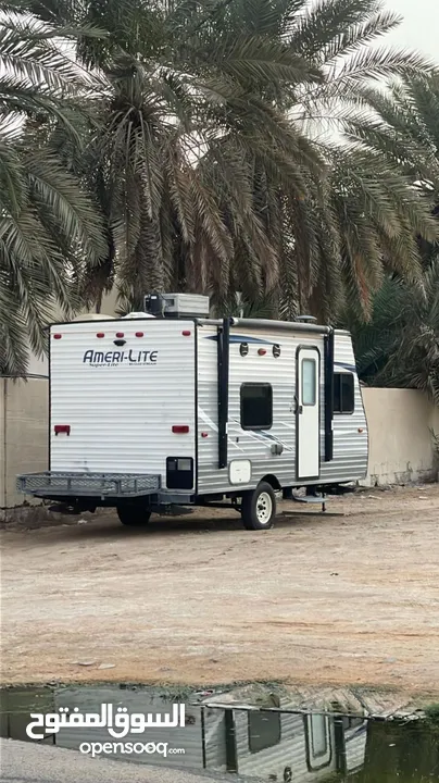 للبيع كرفان أمريكي 18 قدم موديل 2018  For sale: 18-foot American caravan, 2018 model