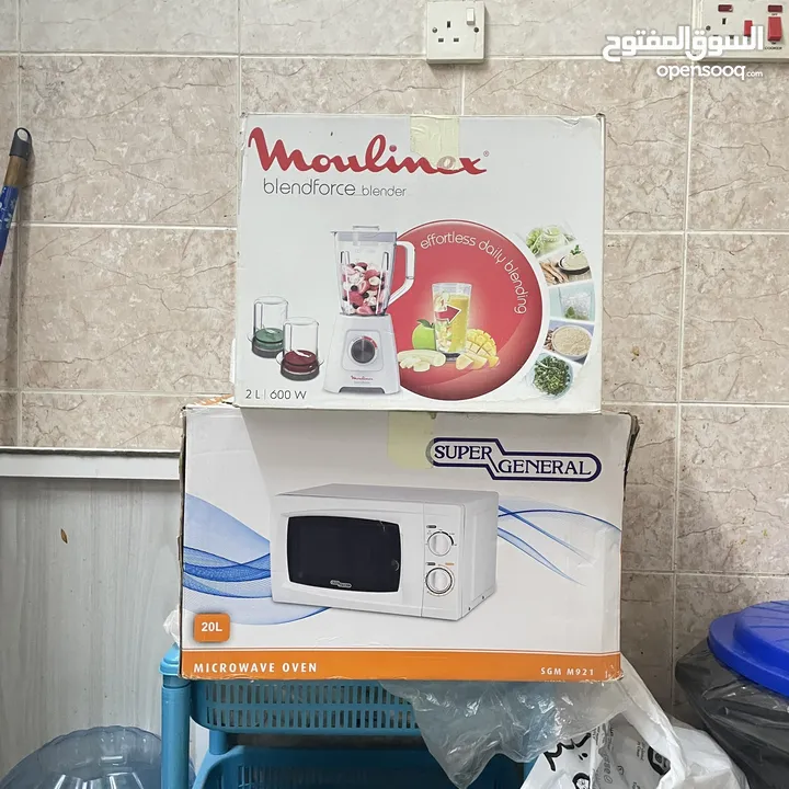 ميكرويف +خلاطة ب 25 ريال microwave +blender for 25or