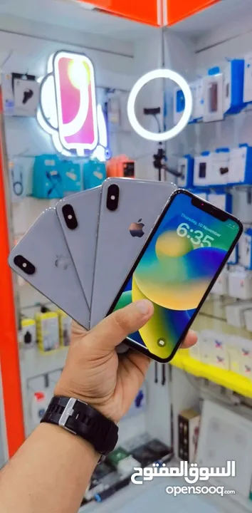 بأقل الأسعار : iPhone X 256gb هواتف نظيفة جدا مع ضمان لا يفوتك