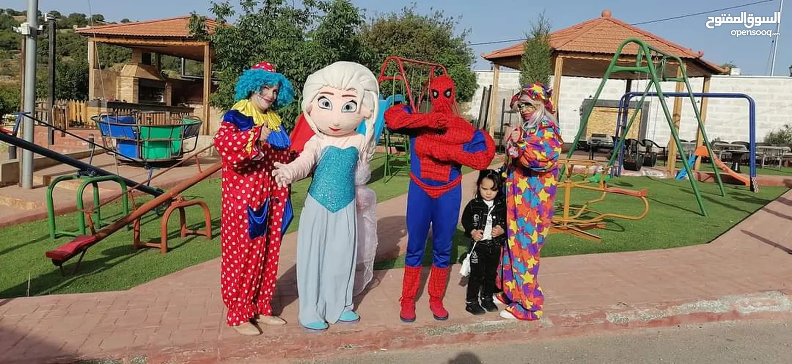 شخصية كرتونية سبايدر مان لأعياد الميلاد وحفلات الأطفال