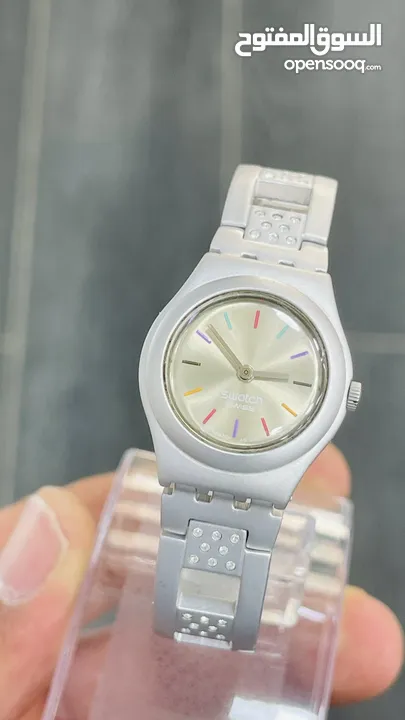 3 ساعات سواتش سويسري Swatch swiss الساعات بحالة الوكالة بدون علبة وكفالة شغالات 100‎%‎