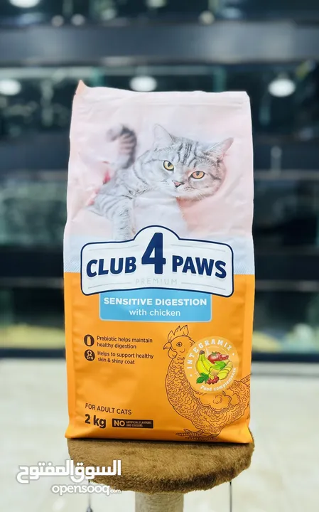 افضل طعام للقطط club for paws دراي فود