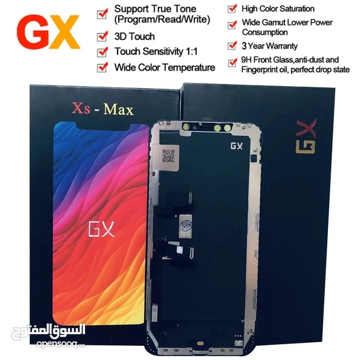 شاشة IPHONE XS MAX نوع GX OLED .