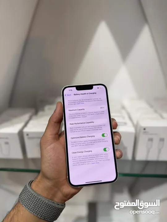 ايفون 13 128GB  بطاريات 90%-88%-86%