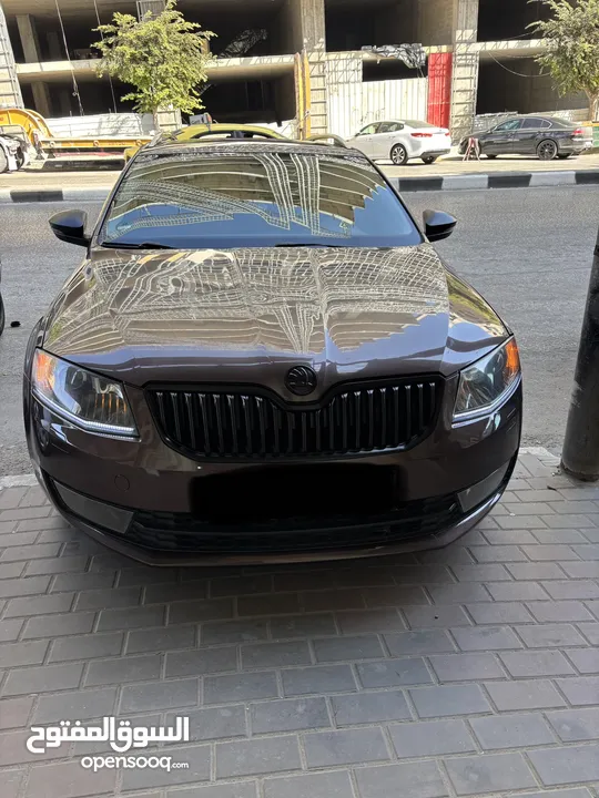 سكودا اوكتافيا 2015 دهان شركة بالكامل