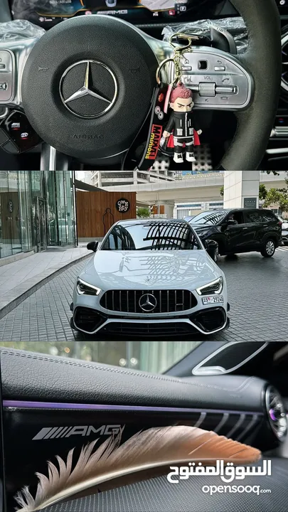 مرسيدس CLA 45s 2022 خليجي على الضمان v4 باقي التفاصيل تحت سيارة جميلة اقتصادية و رياضيه و تون توربو