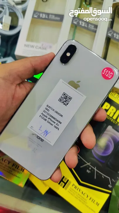 عرض خااص : iPhone xs 512gb بالذاكرة العملاقة هاتف نظيف جدا بدون اي شموخ و بأقل سعر من دكتور فون