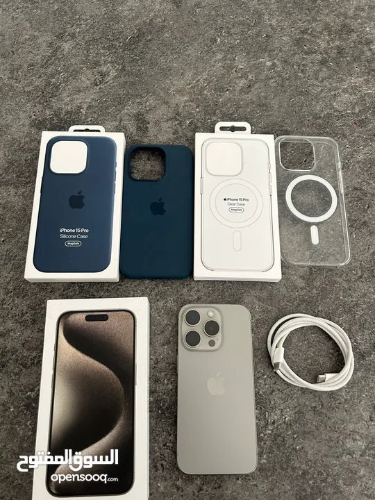 iPhone 15 pro 256 GB natural Titanium