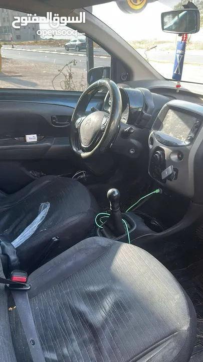ستروين c1 2017 1200cc جير عادي ترخيص تامين لشهر 9 فحص نضيف ماشية 53 الف