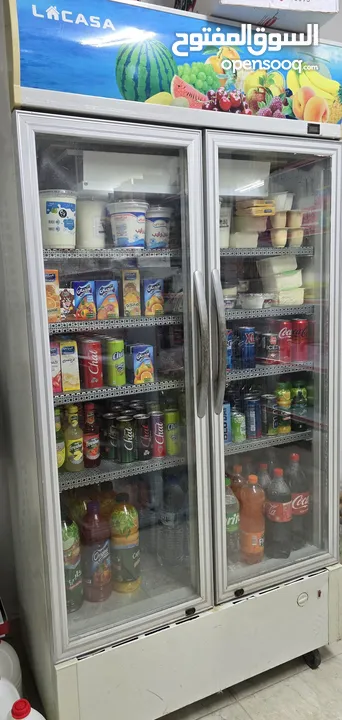 ثلاجة عرض ا سوبرماركت -بحالة ممتازة