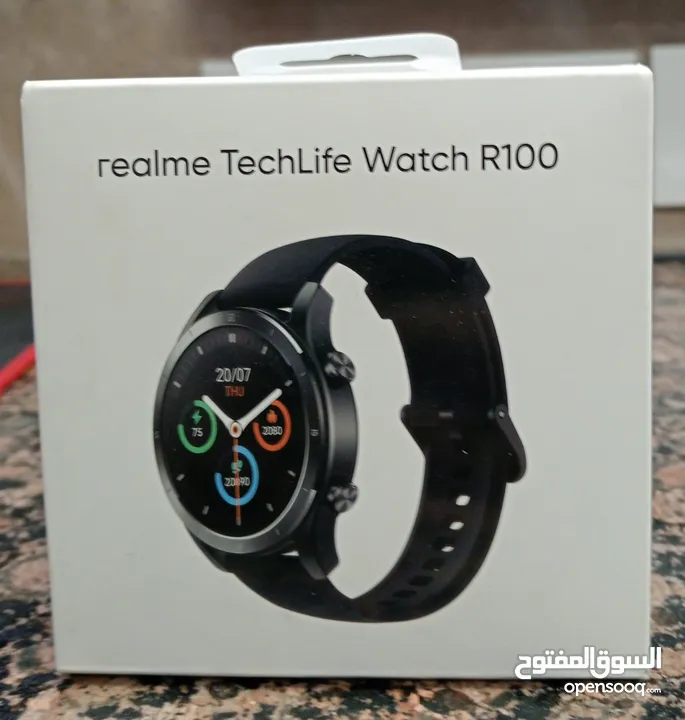 ساعه realme techlife watch r100 بحاله ممتازه