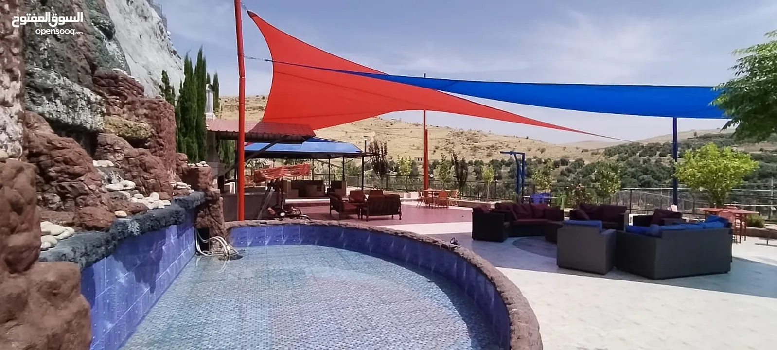 مزرعة وشاليه النبعه الايجار اليومي