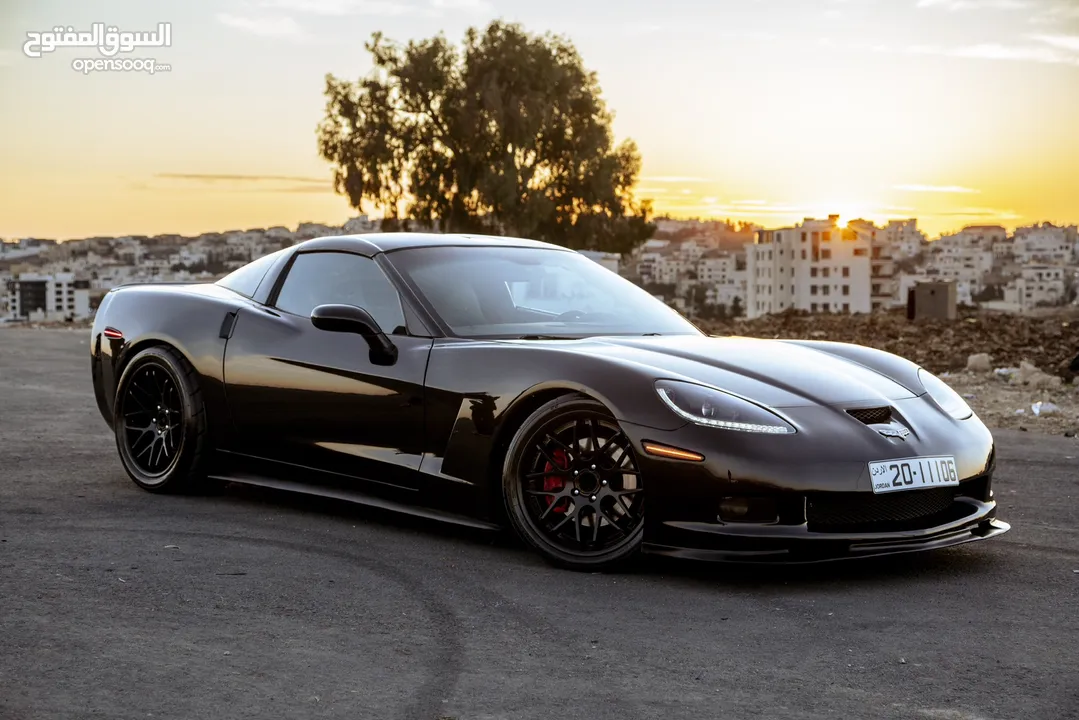 Corvette C6 2008 Ls3 Targa Top 500HP بحالة الوكالة