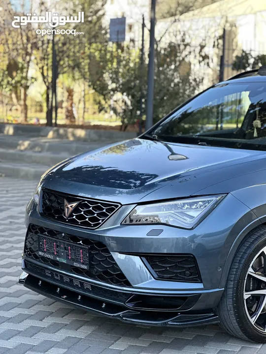 seat ateca cupra 2020  4*4 فل الفل فحص فوق النخب  امكانية البدل وارد  عداد قليل رخصة و تامين 380hp