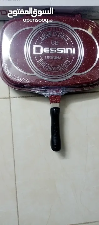 جريل جرانيت ايطالي دبل مقلاه شوي و الطبخ على الغاز