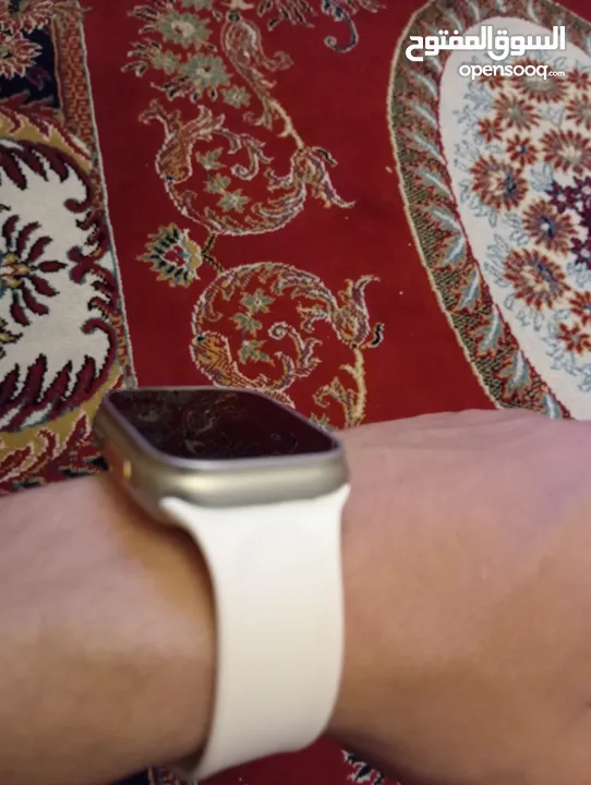 ساعة x8 ultra smart watch بحالة ممتازة جدا مع 7 كساتك