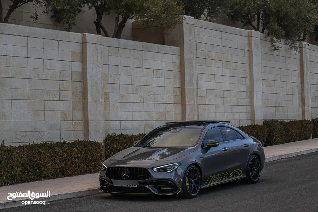 2022 Mercedes Amg Cla45s Clean title  excellent condition ( عقد صيانة بلوكالة)