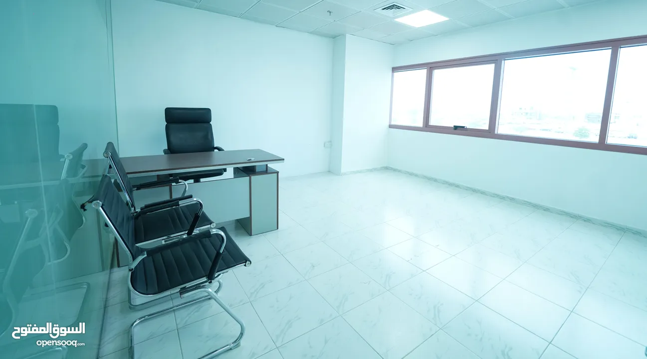 FURNISHED OFFICE SPACE FOR RENT WITH EJARI