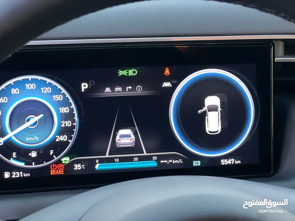 هونداي توسان/2022 فل الفل بدون فتحة سقف  2x4 ///240Hp بنزين + كهرباء  ( Haybrid) 1600cc