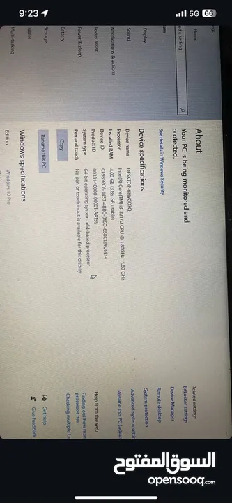 للبيع لابتوب HP Pavilion 15 Notebook