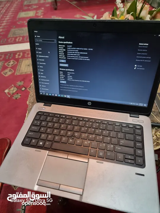 hp elitebook 840 G4 core i5/ ram16gb/320 لابتوب اتش بي الجيل الرابع معالج كور 5 رامات 16 غيغا بايت