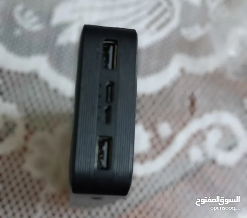 باور بانك ريدمي قدره تخزين 20000k ملي امبير + مدخلين usb +  مدخل تايب سي +مدخل ايفون