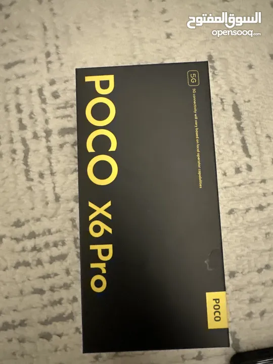 بوكو او poco x6 pro مستعمل فقط اسبوعين وبحالة ممتازة 512 Gb