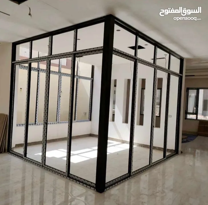 almuniyam door window & shutter glass door