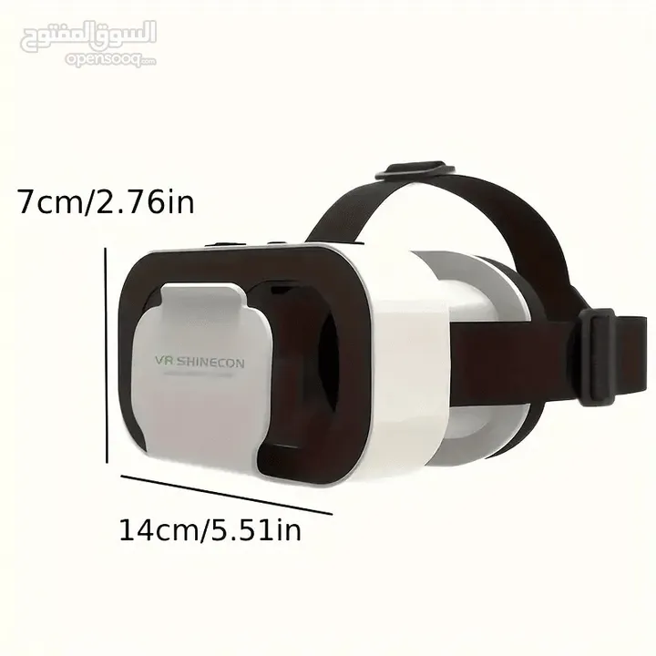 نظارة Vr  عالم افتراضي ثلاثي الابعاد.