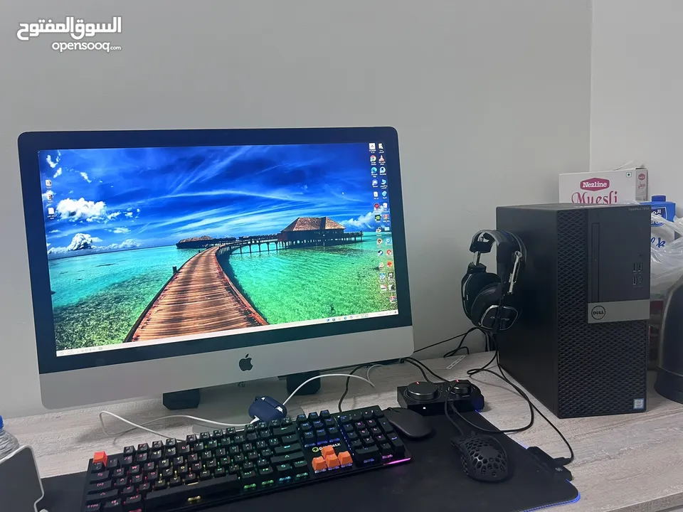 بيسي جيمنج i7 وكرت شاشة 1650gtxورام 32 gb