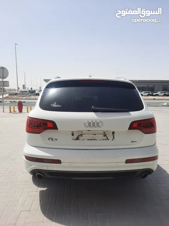 اودي Q7 أبيض 2012 خليجي Audi Q7 White 2012 GCC