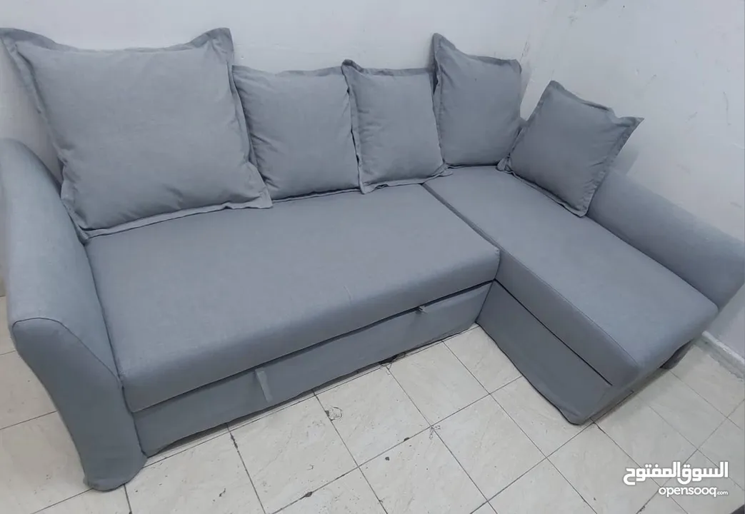 L Shape Sofa Come Bed For Sale Plus Storage