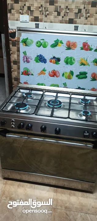 غاز ايطالي فل سيفتي 90 سم بحال الوكاله
