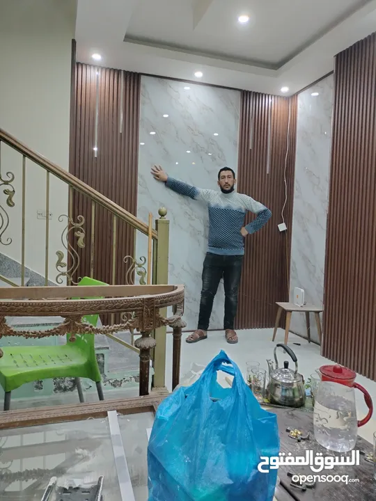 جبس بورد وكافة اعمال الديكورات والتصميم الداخلي والصيانة وبديل الرخام والخشب وهذه اعمالنا بفضل الله