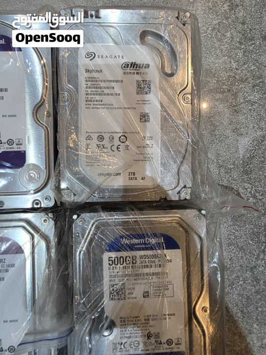 هاردسكات للكمبيوتر او سستم الكاميرات 500GB/1TB/2TB/3TB/4TB