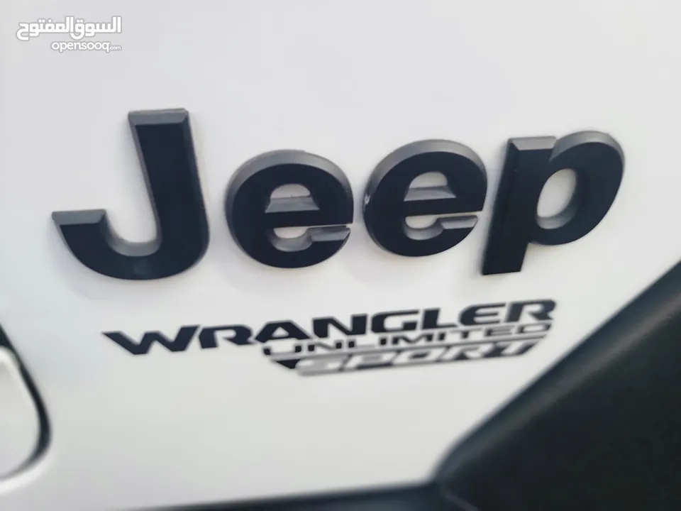 2020 Jeep wrangler unlimited Sport 4 doors gcc
