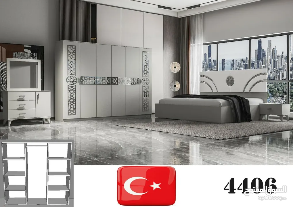 7 PIECE TURKISH BEDROOMS+20.C MADICAL MATRESS
