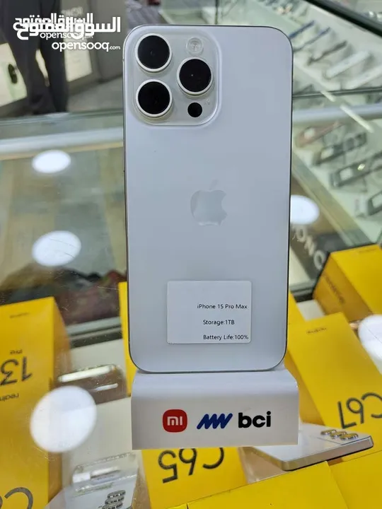 IPHONE 15 PRO MAX ( 1-TB ) USED /// ايفون 15 برو ماكس ذاكرة 1 تيرا مستعمل وكاله