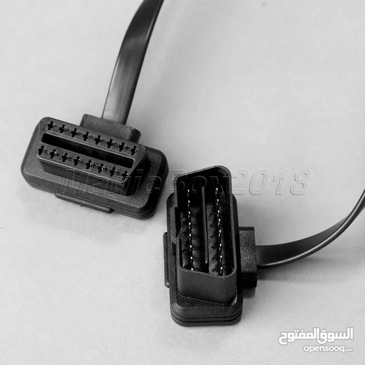 Car Diagnostic Adapter Extension Cable Flat 16Pin Male to Female OBD2