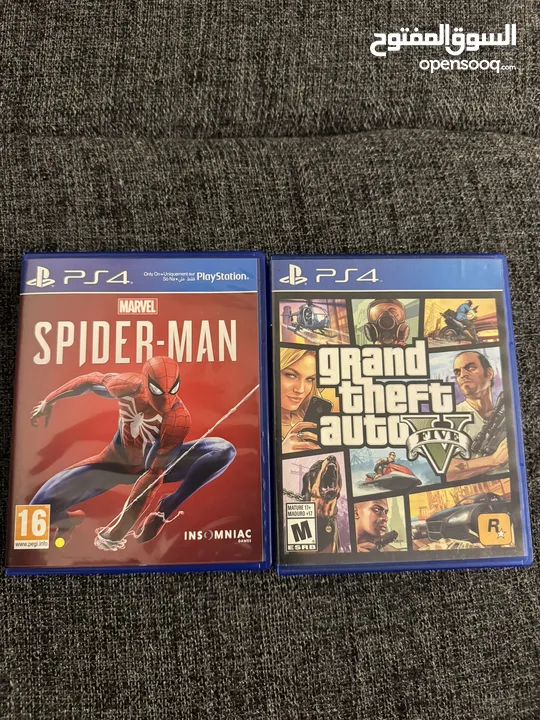 Spider man & GTA 5 PS4