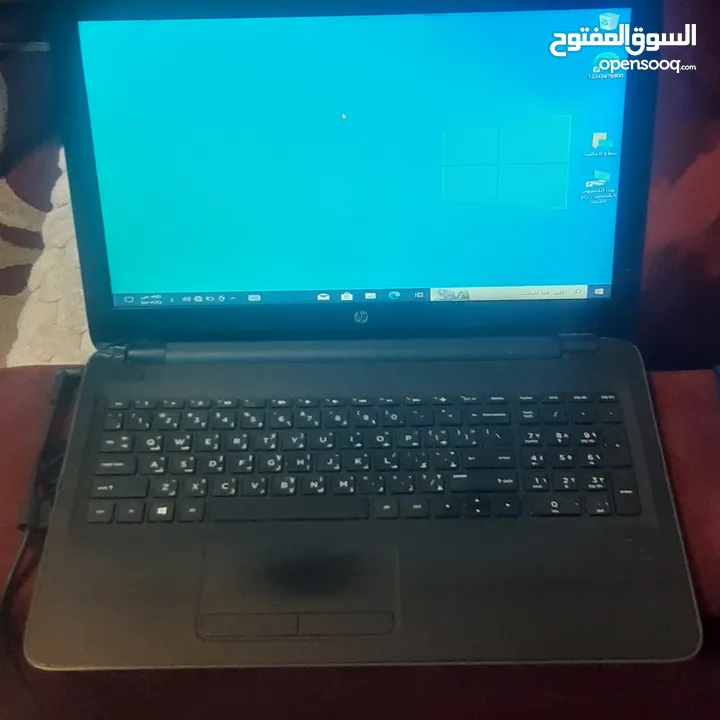 لابتوب hp حجم كبير بدون مشاكل نقرات خفيفة في الإطار شغال فحص i3 جيل خامس مع شاحن فقط رقم تحت