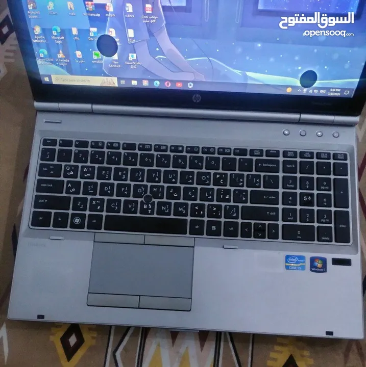 لابتوب مستعمل للبيع Hp laptop elitebook 8560p  الوصف مهم