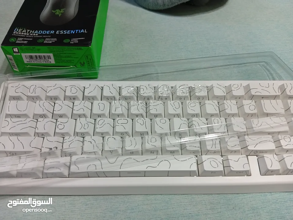 موجود كيبورد اتاك شارك مغناطيسي x68heمع ماوس ريزر جداد
