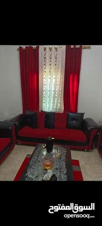 طقم كنابايات+طرابيزات+برداية + طاولة كومبيوتر زجاج