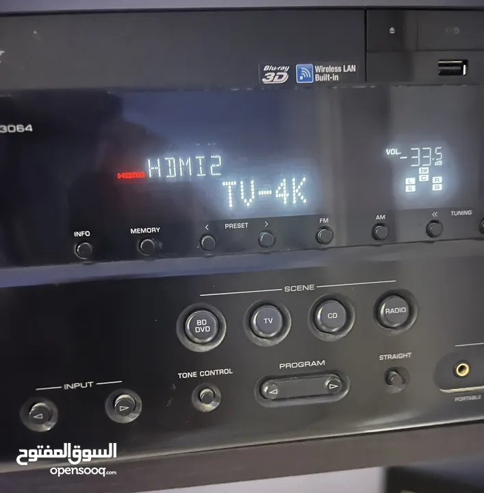 امبليفير يماها 4k رسيفر مسرح منزلي full hd