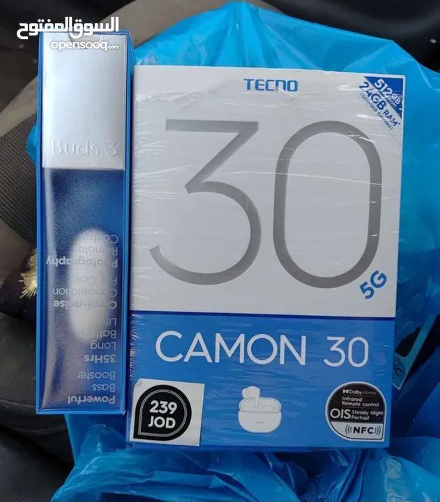 جديد مكفول سنه Kamon 30 5G رام 24  ججيا 512 متوفر توصيل