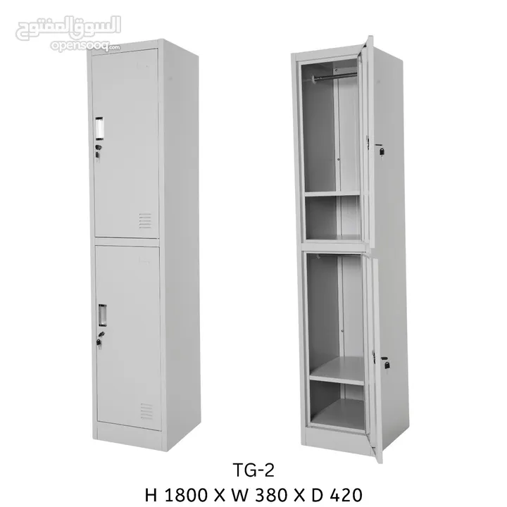 Full steel single wardrobes